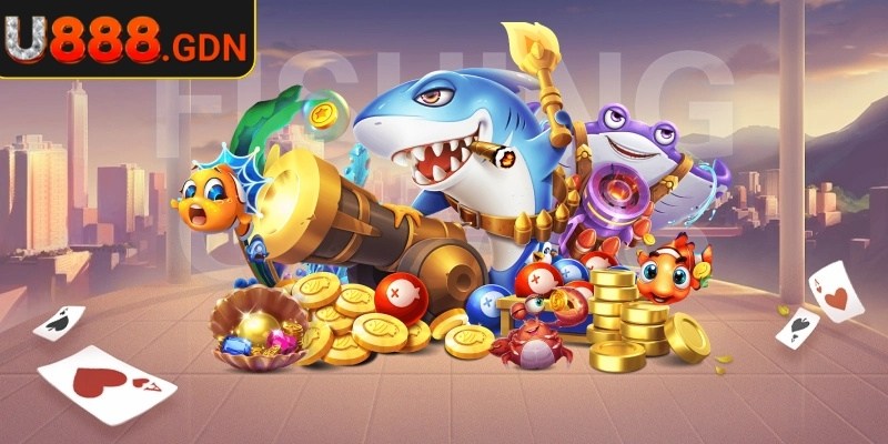Trải nghiệm đánh cá vui vẻ U888 – Game bắn cá giải trí cực hấp dẫn 1 Tổng quan đánh cá vui vẻ U888
